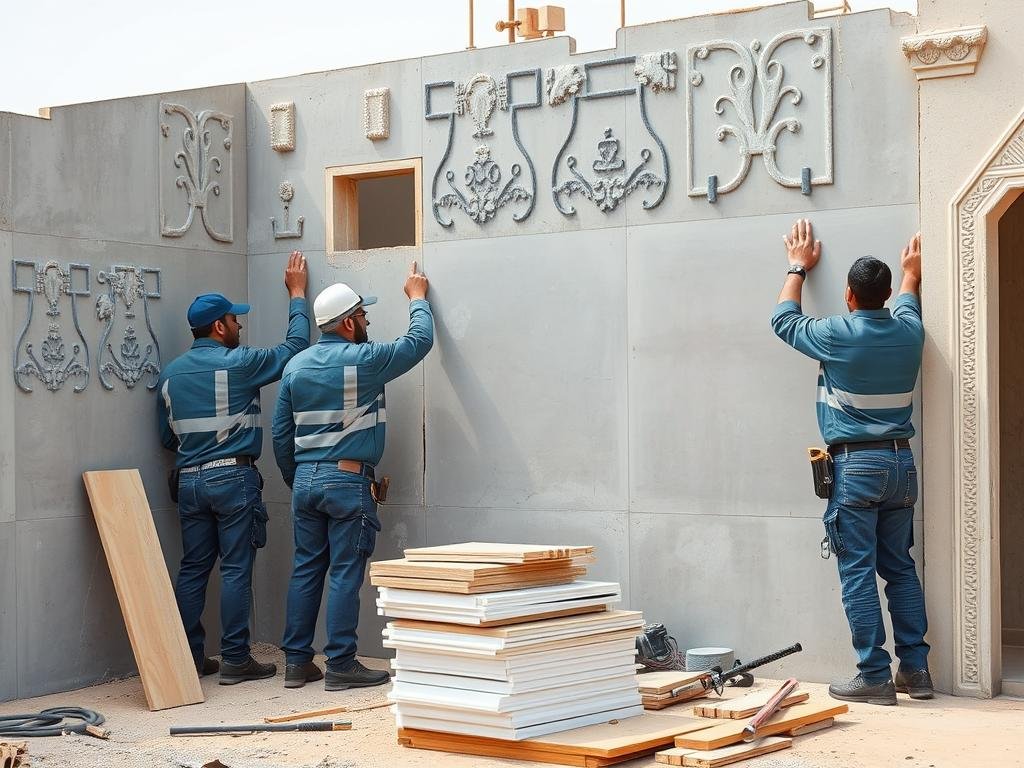معلم اسمنت بورد بالرياض
