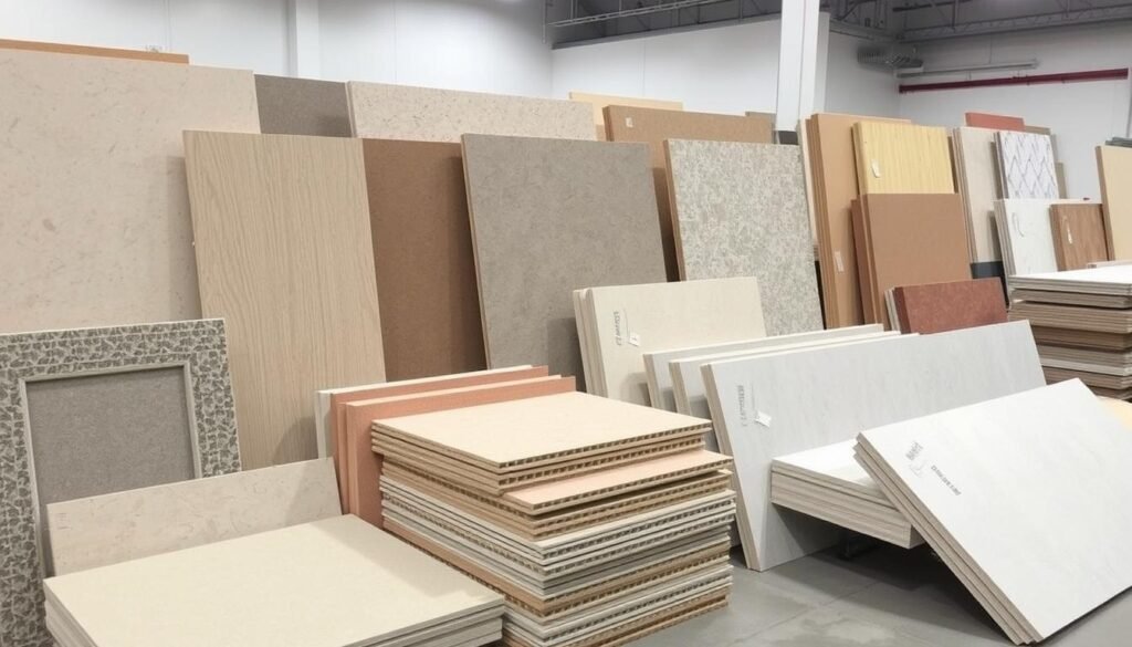 أنواع مختلفة من ألواح الأسمنت بورد المستخدمة في مشاريع البناء - معلم اسمنت بورد بالرياض