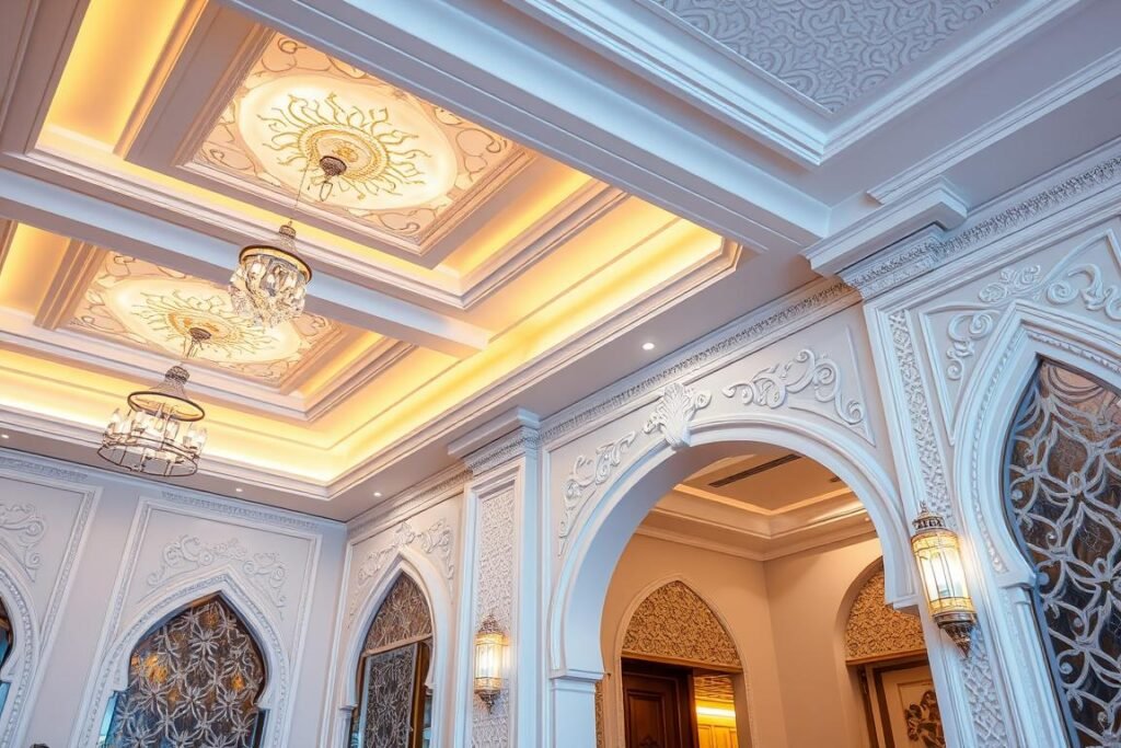 ديكورات داخلية فاخرة من جى ار سى في منزل بشرق الرياض