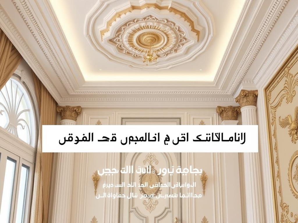 عرض خاص على ديكورات الجي آر سي الداخلية للمنازل والفلل في الرياض مع خصم على سعر متر جى ار سى بالرياض