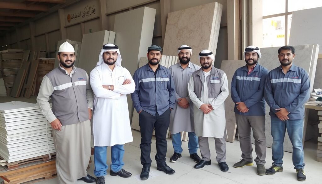 فريق عمل متخصص في جى ار سى في شرق الرياض