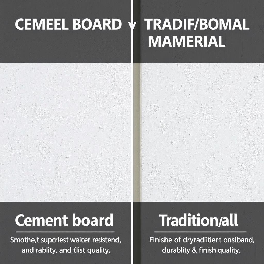 مقارنة بين الأسمنت بورد والمواد التقليدية توضح مزايا الأسمنت بورد - معلم اسمنت بورد بالرياض