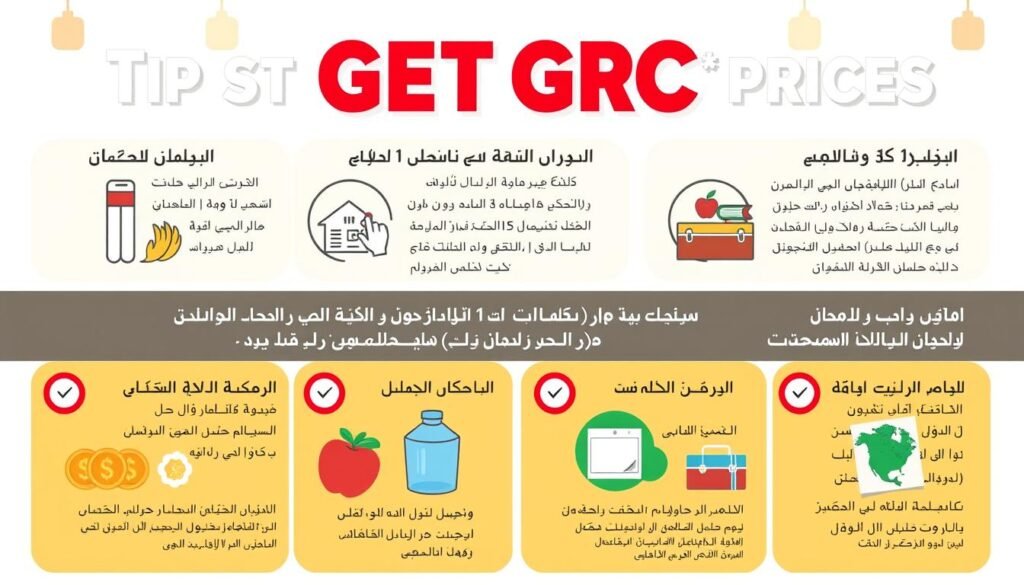 نصائح وإرشادات للحصول على أفضل سعر متر جى ار سى بالرياض مع الحفاظ على الجودة