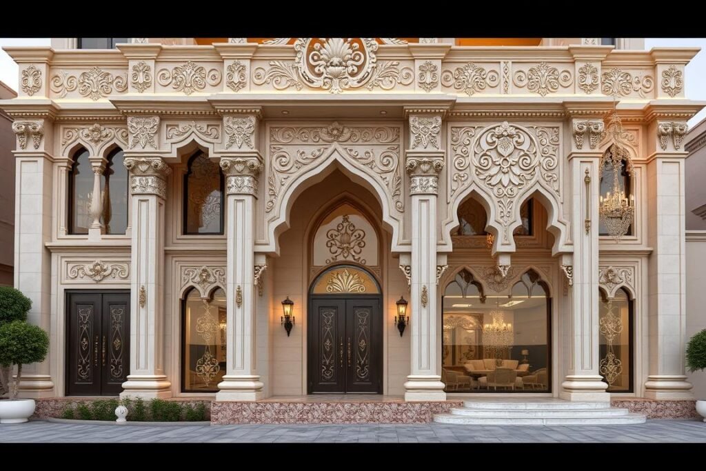 واجهة خارجية فاخرة من جى ار سى لفيلا في شرق الرياض