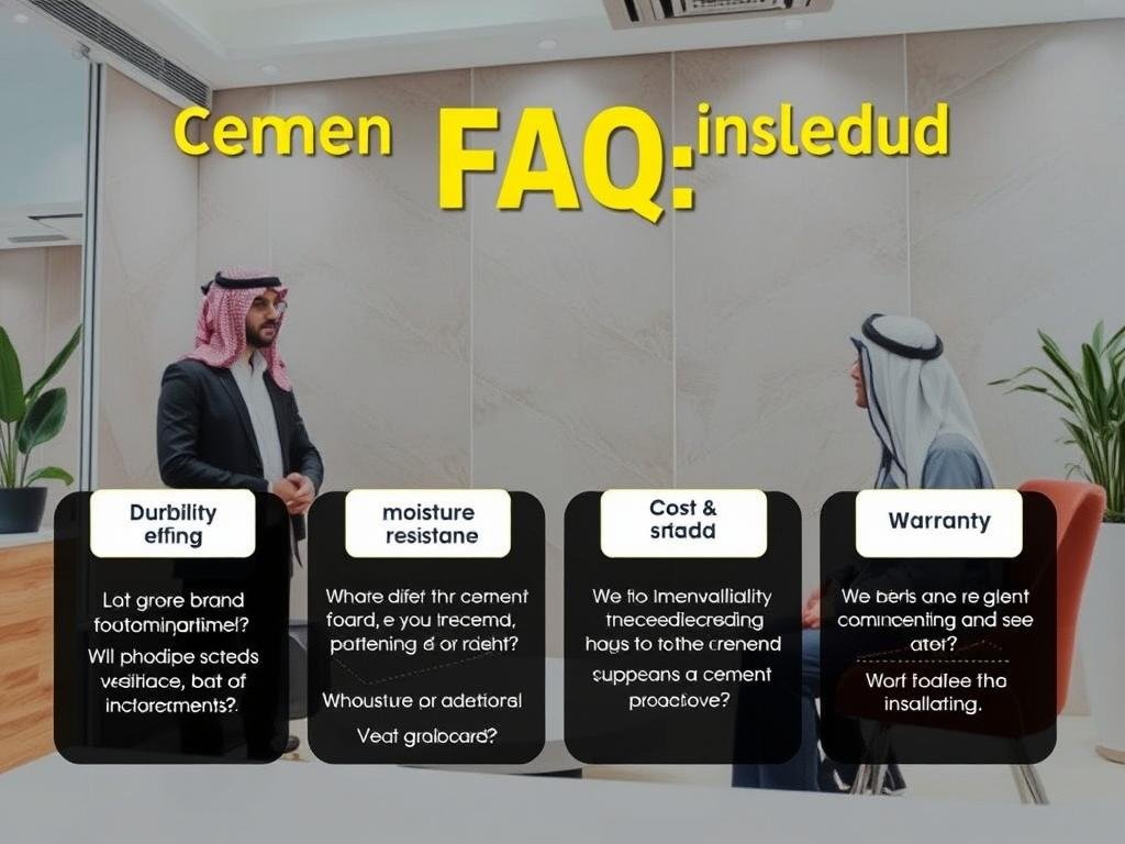 أسئلة شائعة حول تركيب اسمنت بورد