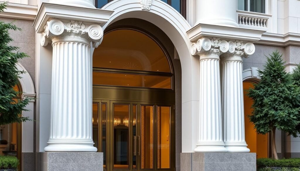 أعمدة جى ار سى بتصاميم كلاسيكية