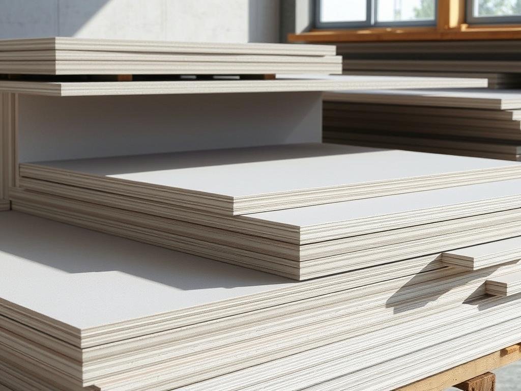 ألواح اسمنت بورد بمختلف الأحجام والسماكات جاهزة للتركيب