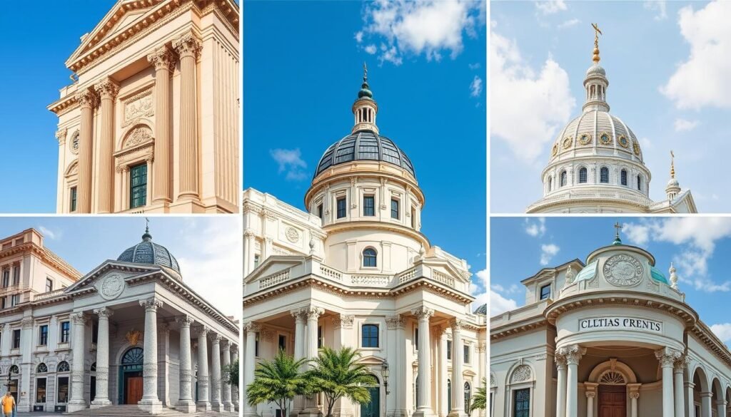 تطبيقات متنوعة لمادة جي آر سي في المباني رقم جى ار سى