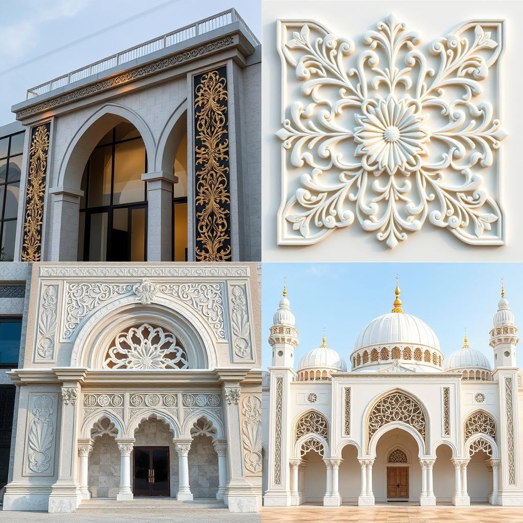 تنوع تصاميم ديكورات جى ار سى لتناسب جميع الأذواق