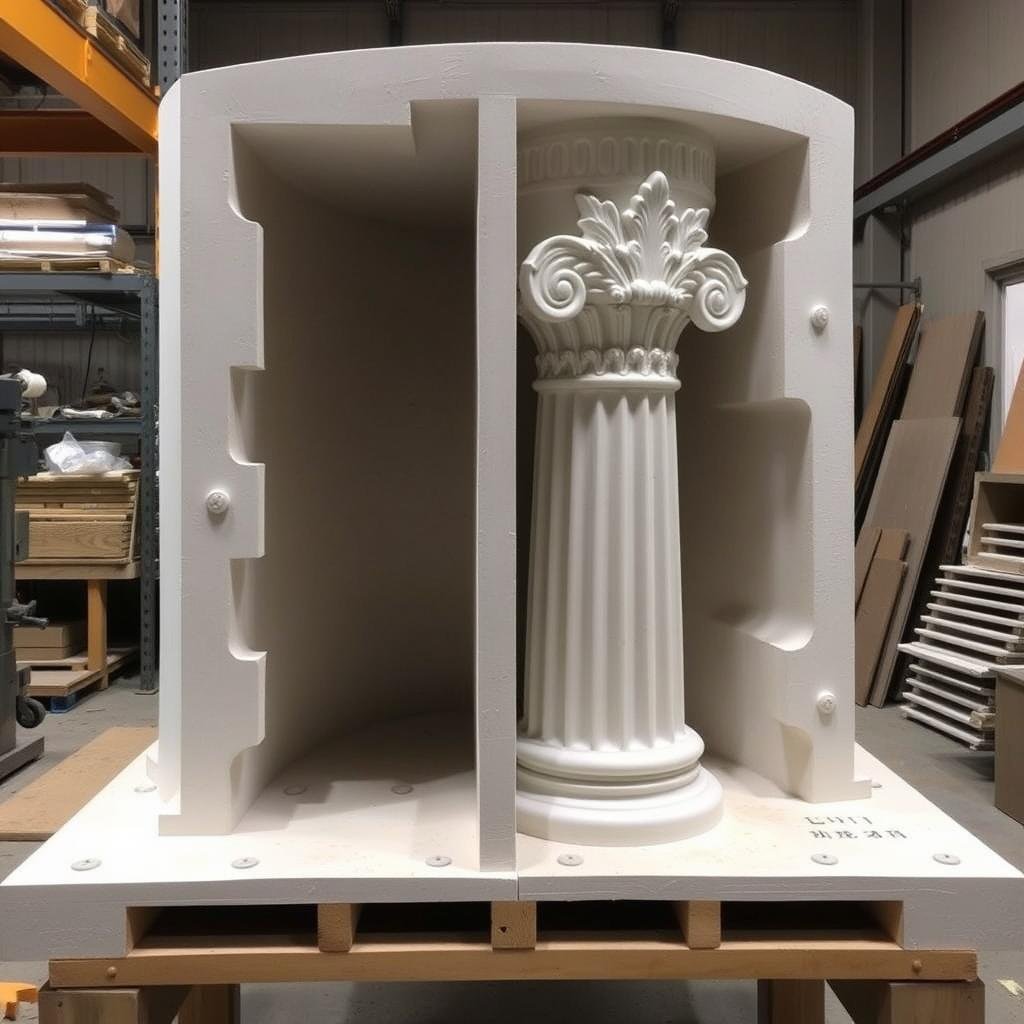 قالب جى ار سى لعمود