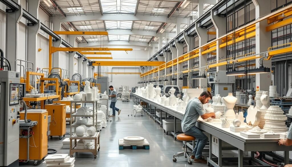 مصنع جى ار سى مجهز بأحدث التقنيات