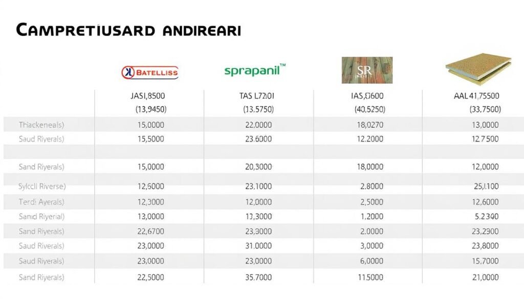 مقارنة بين أسعار أنواع مختلفة من ألواح أسمنت بورد