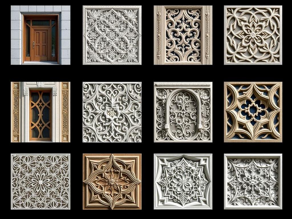 نماذج مختلفة من واجهات جى ار سى