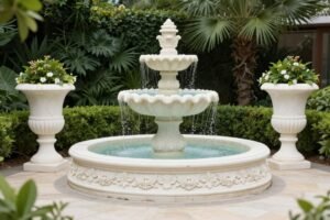 أحواض زراعية وعناصر تنسيق حدائق من الجي ار سي (GRC)