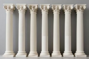 أعمدة وتيجان جي ار سي (GRC) بتصاميم كلاسيكية