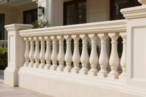 درابزين وأسوار من الجي ار سي (GRC) بتصاميم فنية