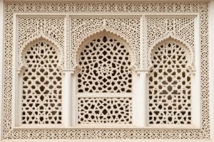 مشربيات وشبابيك جي ار سي (GRC) بتصاميم إسلامية