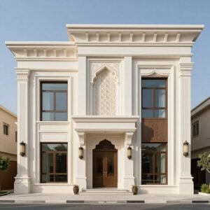 واجهة فيلا فاخرة منفذة بالجي ار سي (GRC)