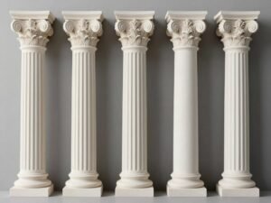 أعمدة وتيجان جي ار سي من مقاول جي ار سي معتمد