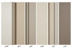 أنواع مختلفة من ألواح الاسمنت بورد