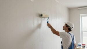 تجهيز سطح الاسمنت بورد للدهان بعد التشطيب تجهيز سطح الاسمنت بورد للدهان بعد التشطيب