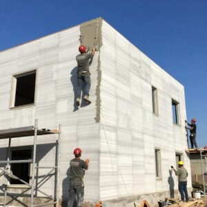 تركيب واجهات خارجية من الاسمنت بورد