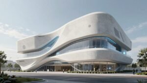 تصميم مستقبلي باستخدام زخارف جي ار سي