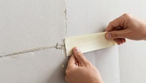 تطبيق شريط التلبيد على فواصل ألواح اسمنت بورد تطبيق شريط التلبيد على فواصل ألواح اسمنت بورد