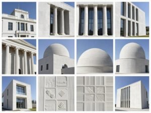 تطبيقات متنوعة للجي ار سي في واجهات المباني معلم جى ار سى