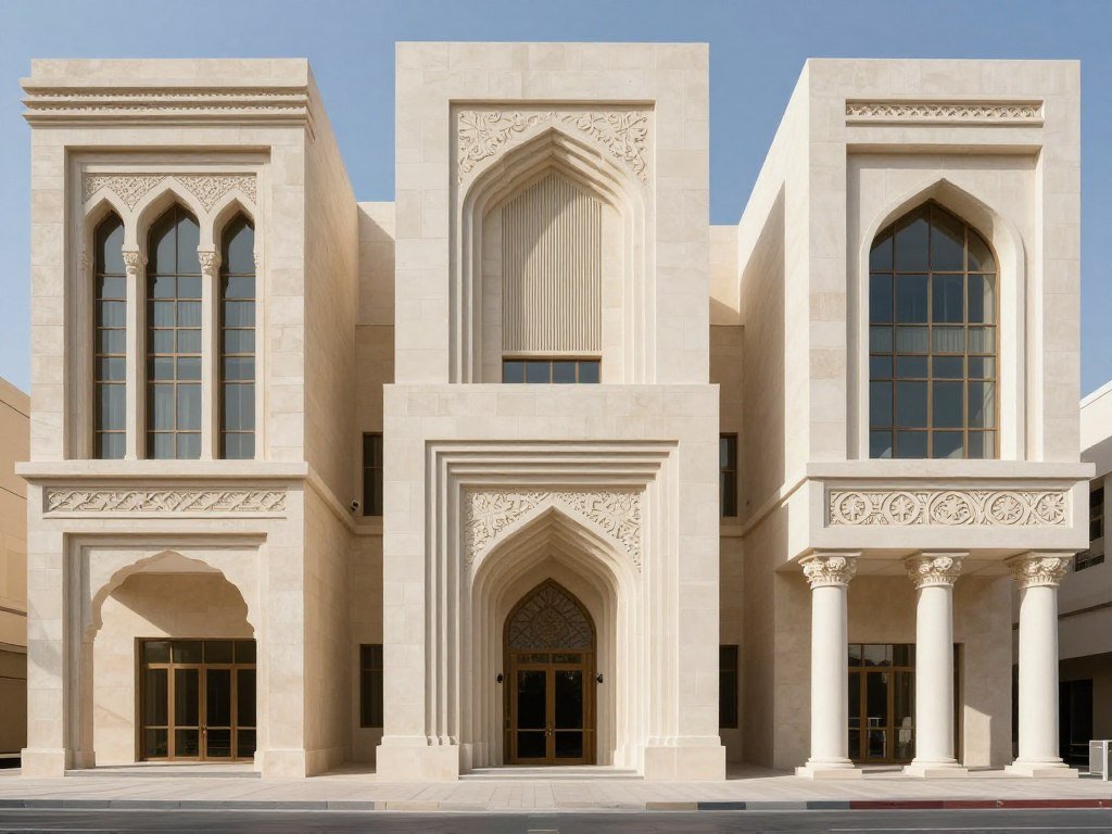 تطبيقات معمارية متنوعة لمنتجات الجي ار سي في المباني الحديثة