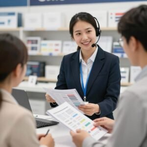 خدمة عملاء متميزة في مصنع جي ار سي مع التركيب