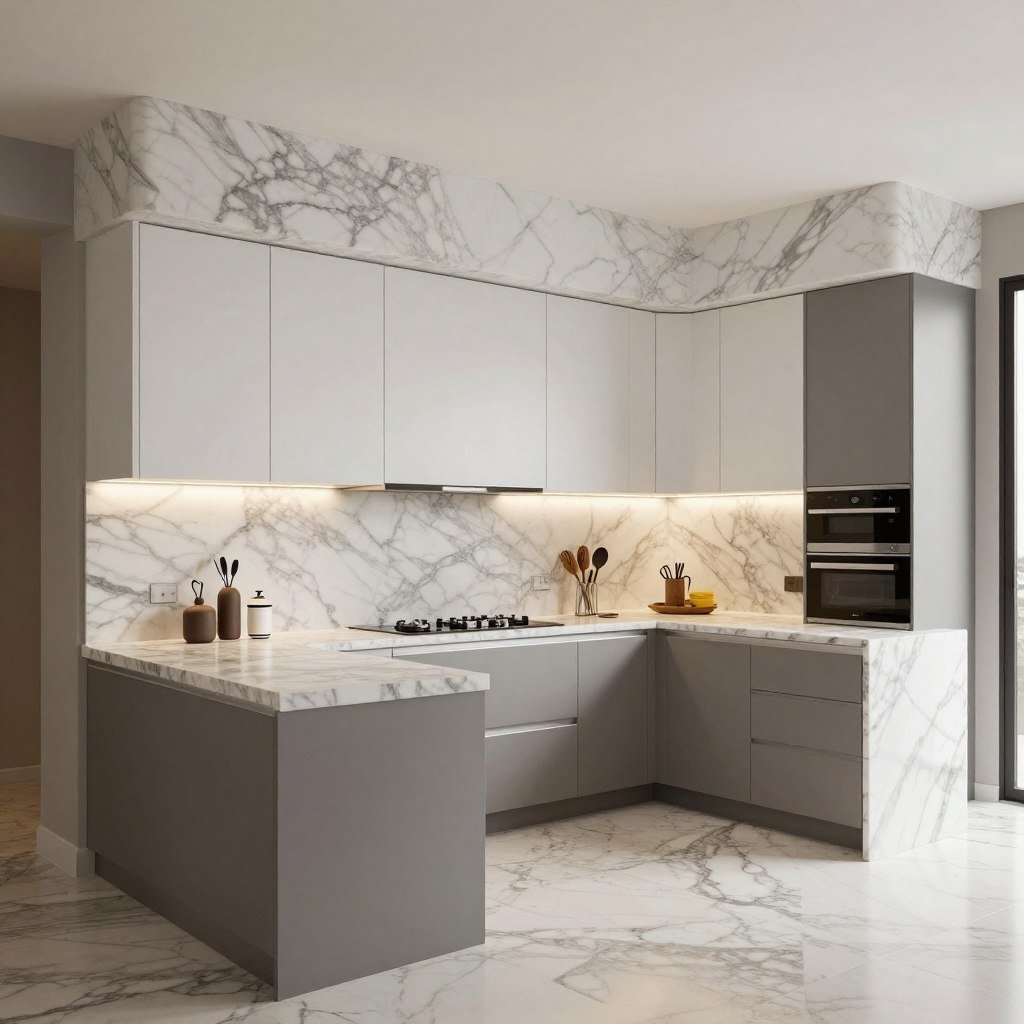 ديكورات جي ار سي في المطبخ