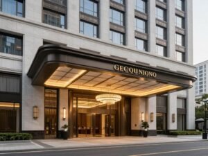 فندق بواجهات جى ار سى (GRC Facades) فاخرة