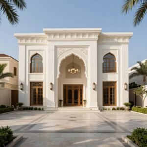 فيلا سكنية فاخرة بواجهات جى ار سى (GRC Facades)