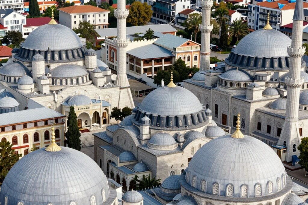 قباب جي ار سي في المساجد والقصور