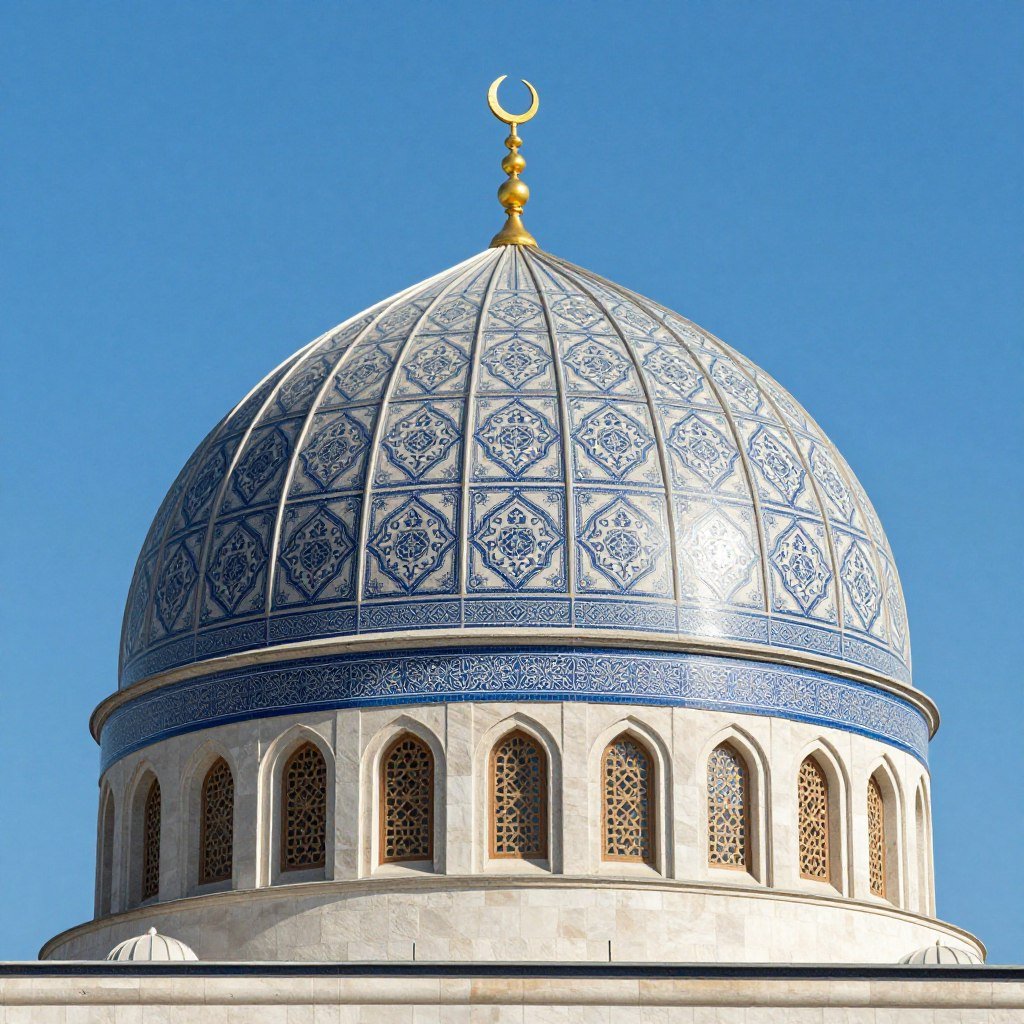 قباب جي ار سي للمساجد بتصاميم إسلامية