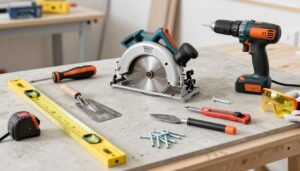 مجموعة أدوات تركيب اسمنت بورد