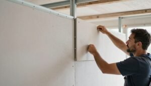 مراحل تركيب اسمنت بورد على الجدران