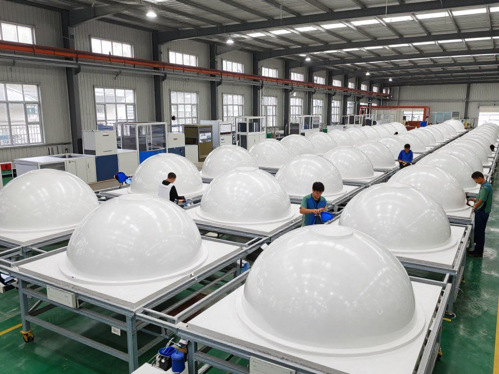 مصنع قباب جي ار سي - شركة عرب مظلات