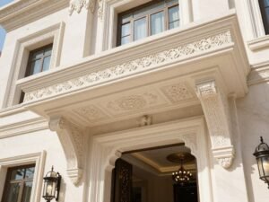 مظلة جي ار سي فخمة لمدخل قصر