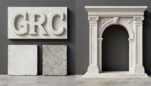 مقارنة بين ديكورات جي ار سي والمواد التقليدية