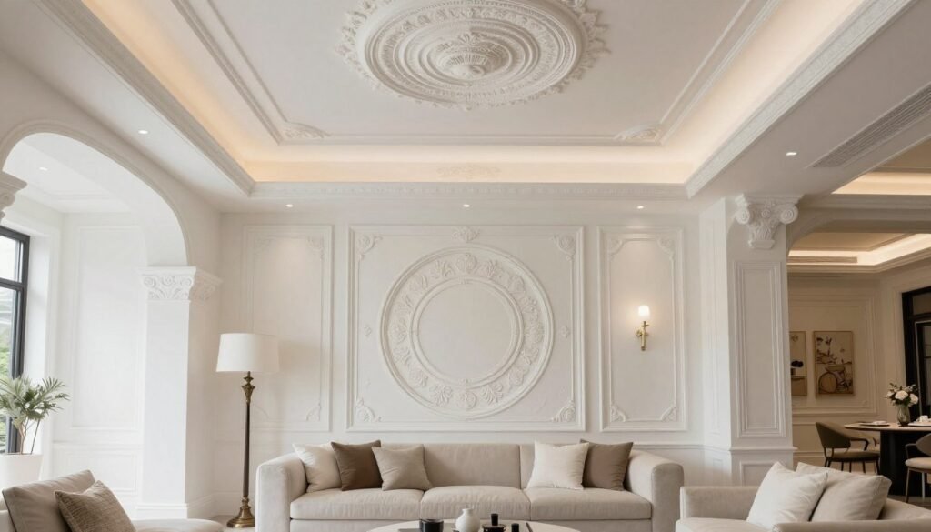 منزل فاخر مع ديكورات داخلية جي ار سي متكاملة