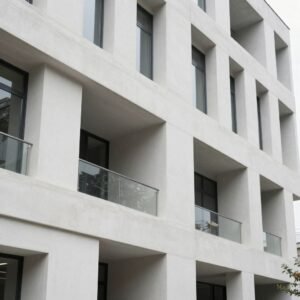 واجهة مبنى مصممة بالكامل من الجي ار سي معلم جى ار سى