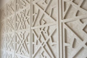 وحدات جدارية من زخارف جي ار سي بنقوش هندسية